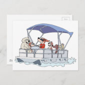 ポンツーンボート ポストカード (正面/裏面)