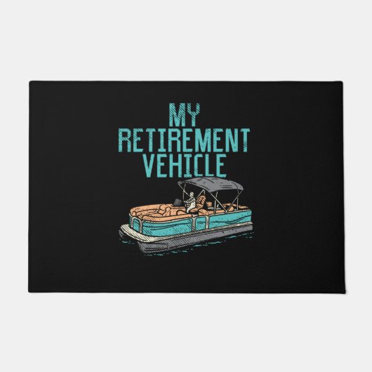 ポンツーンボート – My Retirement Vehicle ドアマット (正面)