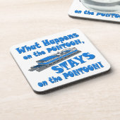 ポンツーン号で コースター (左側)