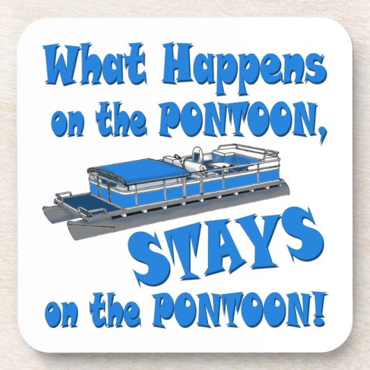 ポンツーン号で コースター (正面)