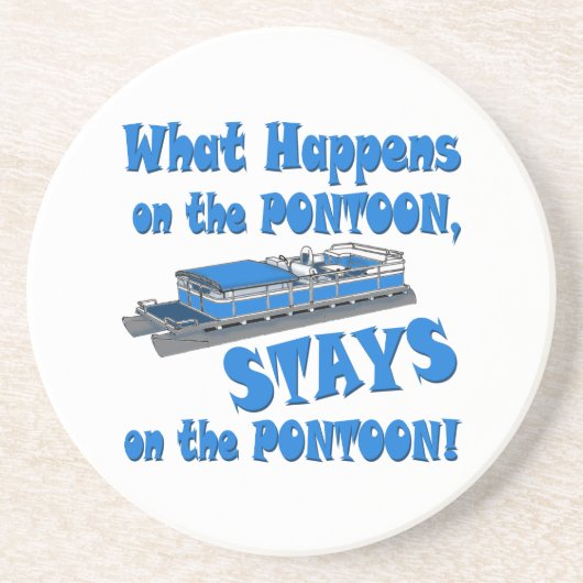 ポンツーン号で コースター (正面)