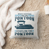 ポンツーン船に乗っている船長はどうなるか クッション (ブランケット)