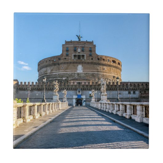 ポンテとサンタンジェロ城 - イタリア, ローマ タイル (正面)