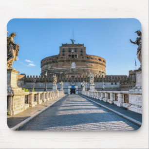 ポンテとサンタンジェロ城 - イタリア, ローマ マウスパッド