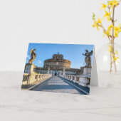 ポンテアンドキャッスルサンタンジェロローマ(イタリア) カード (黄色い花)