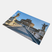 ポンテアンドキャッスルサンタンジェロ – ローマ，イタリア ドアマット (アングル)