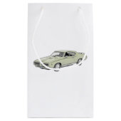 ポンティアク緑のクラシックなGTO 1969の裁判官 スモールペーパーバッグ (裏面)