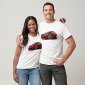 ポンティアクG8 GXPのあずき色車 Tシャツ (ユニセックス)