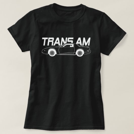 ポンティアックトランスAm 1991 Gta Tシャツ (デザイン正面)