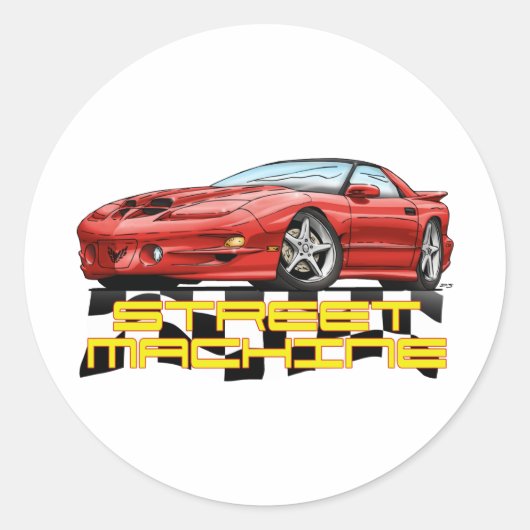 ポンティアック第4世代トランスアム ラウンドシール (正面)