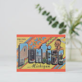 ポンティアック・ミシガン・ポストカードからの挨拶 ポストカード (スタンド正面)