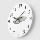 ポンティアックGTO 1969年判事 ラージ壁時計 (傾斜)