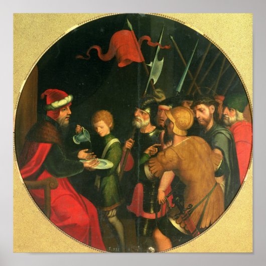 ポンティウス・ピラトが手を洗う ポスター (正面)