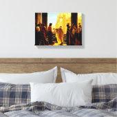 ポンティウス・ピラトは傷ついたイエスを示した キャンバスプリント (インサイチュ (寝室))