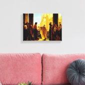 ポンティウス・ピラトは傷ついたイエスを示した キャンバスプリント (インサイチュ (リビング))