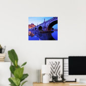 ポンテサンタンジェロアンドカステルサンタンジェロオーバー ポスター (ホームオフィス)