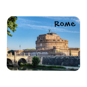 ポンテサンタンジェロ夜明け – ローマ,イタリア マグネット