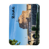 ポンテサンタンジェロ夜明け – ローマ，イタリア マグネット (縦)