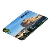 ポンテサンタンジェロ夜明け – ローマ，イタリア マグネット (左側)