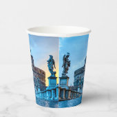 ポンテサンタンジェロat dawn – ローマイタリア 紙コップ (右)