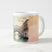 ポンテディリアルトの影の下のロマンス ジャンボコーヒーマグカップ (正面右)