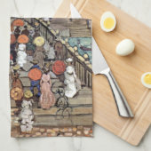 ポンテデッラパリア、ヴェネツィアbyモーリス・プレンダーガスト キッチンタオル (四つ折り)