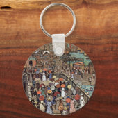 ポンテデッラパリア、ヴェネツィアbyモーリス・プレンダーガスト キーホルダー (正面)