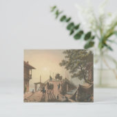 ポンテピッコロ、イスラム村の小さな橋 ポストカード (スタンド正面)