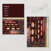 ポンテヴェッキオとフィレンツェの他の橋 名刺 (正面/裏面)