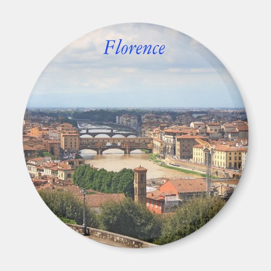 ポンテヴェッキオオブフローレンス マグネット (正面)