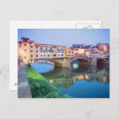 ポンテヴェッキオフィレンツイタリア ポストカード (正面/裏面)