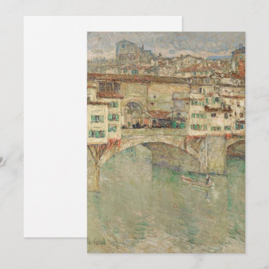 ポンテヴェッキオ | Childe Hasssam (正面/裏面)