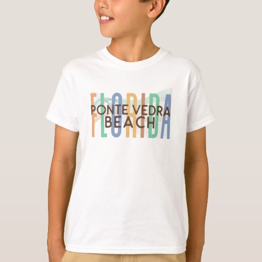 ポンテヴェドラビーチフロリダ(砂波) Tシャツ (正面)