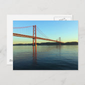 ポンテ25デ・アブリル，ポルトガル ポストカード (正面/裏面)