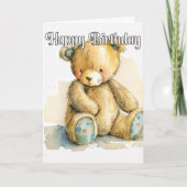 ポンディングリトルテディベア カード (正面)