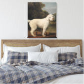 ポントの白いプードル(George Stubbs著) キャンバスプリント (インサイチュ (寝室))
