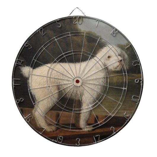 ポントの白いプードル（George Stubbs著） ダーツボード (正面)
