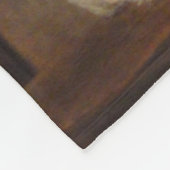 ポントの白いプードル(George Stubbs著) フリースブランケット (角)