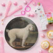 ポントの白いプードル(George Stubbs著) ペーパープレート (パーティー)