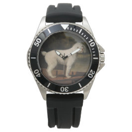 ポントの白いプードル（George Stubbs著） 腕時計