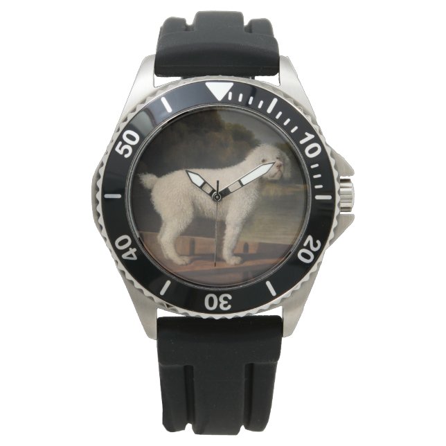 ポントの白いプードル（George Stubbs著） 腕時計 (正面)