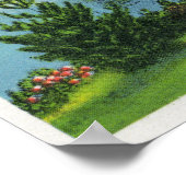 ポントゥスク湖のショアリンビュー ポスター (角)