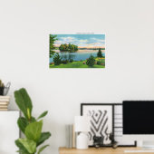 ポントゥスク湖のショアリンビュー ポスター (ホームオフィス)