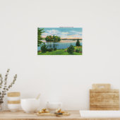 ポントゥスク湖のショアリンビュー ポスター (キッチン)