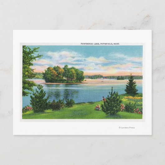 ポントゥスク湖のショアリンビュー ポストカード (正面)