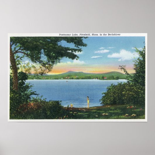 ポントゥスク湖の景色 ポスター (正面)