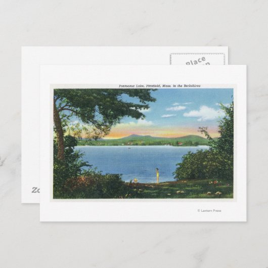 ポントゥスク湖の景色 ポストカード (正面/裏面)