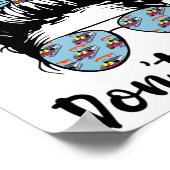 ポントゥーンキャプテンボートポントゥーンヘア気には私は ポスター (角)