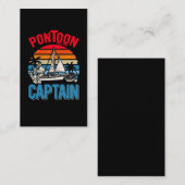 ポントゥーンキャプテンヴィンテージポントゥーンボート 名刺 (正面/裏面)