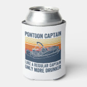 ポントゥーンキャプテンTシャツ 缶クーラー (缶正面)